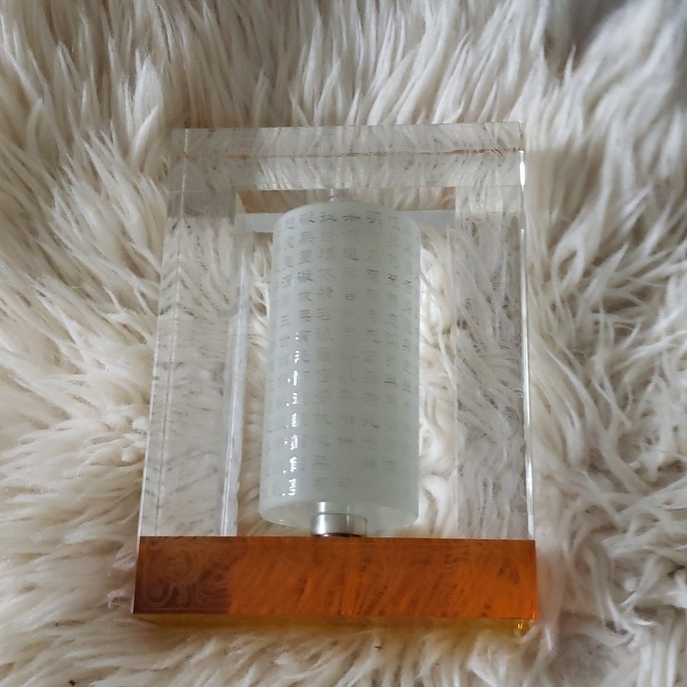 Chinese crystal prayer mantra heart of sutra